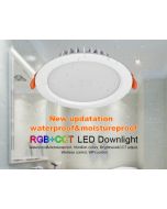 FUT069 MiLight 15W waterproof RGB+CCT LED ceiling downlight