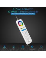 MiLight FUT086 MiBoxer 8-zone 433MHz RGB+CCT LED remote controller