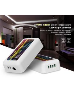 FUT035 RF 2.4GHz WiFi 4-zone color temperature LED controller