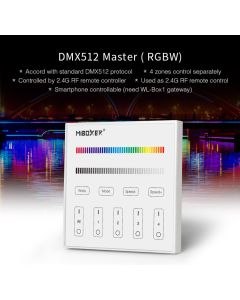 MiBoxer X4 MiLight 4 channels DMX512 RDM master panel controller