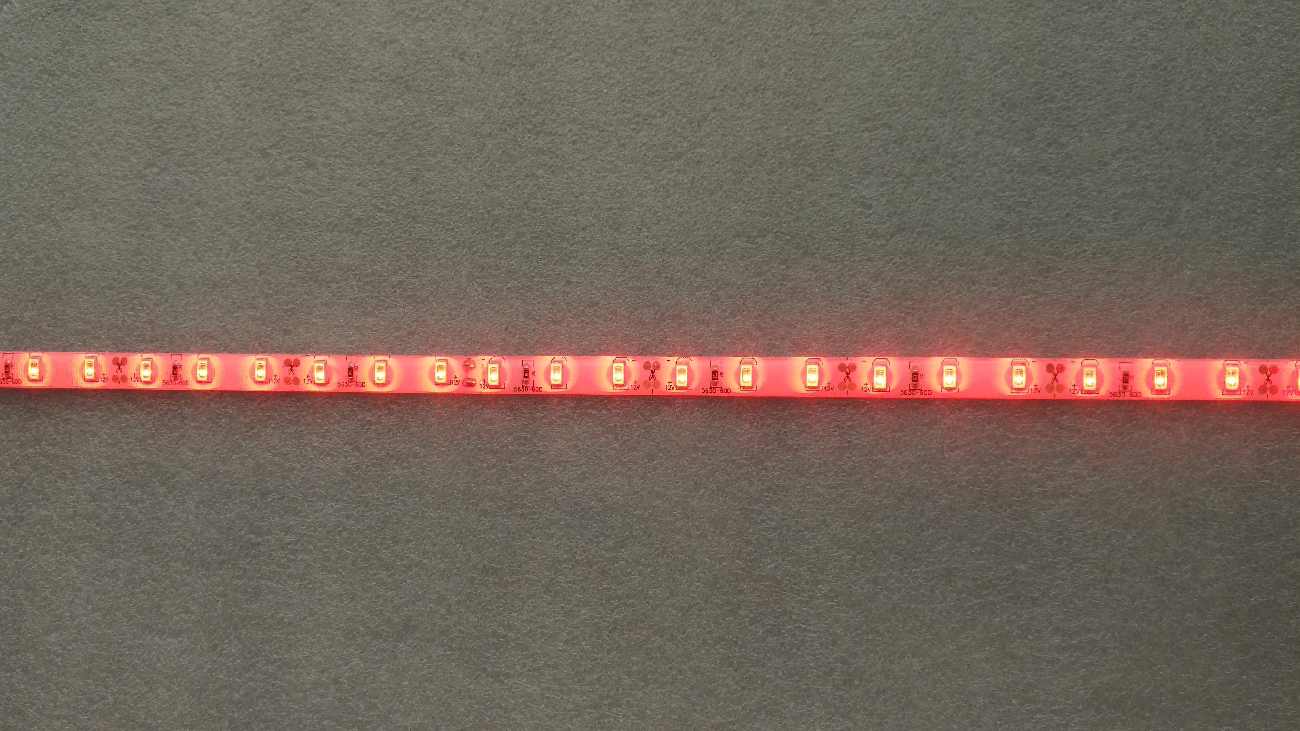 12V 5 meters 300 LEDs IP65 waterproof SMD 5630 5730 red light LED strip